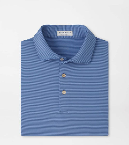 JUBILEE PERFORMANCE JERSEY POLO -  WINDSOR BLUE/BLUEBIRD