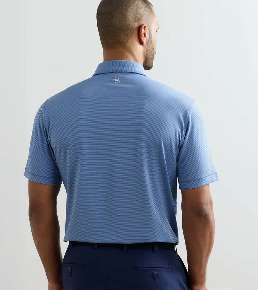 JUBILEE PERFORMANCE JERSEY POLO -  WINDSOR BLUE/BLUEBIRD