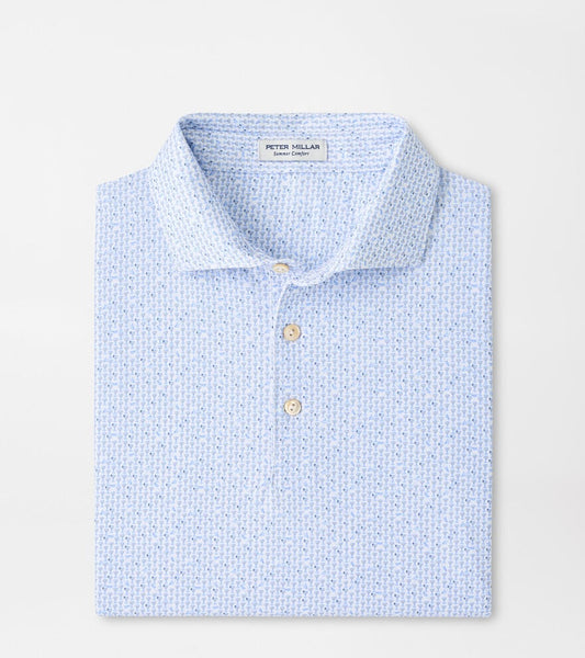 PAPER PLANE PERFORMANCE JERSEY POLO -  WHITE