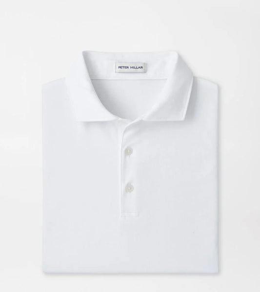 CROWN FLEX COTTON POLO-WHITE