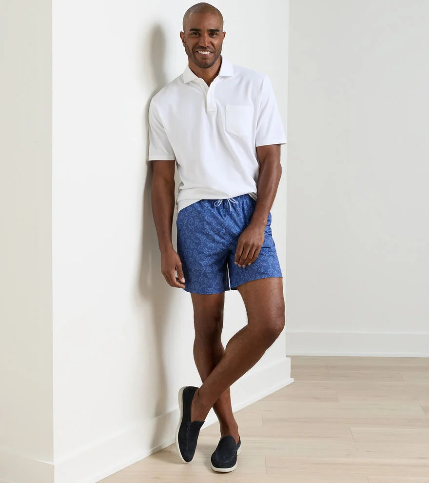 POND WANDER SWIM TRUNK - WINDSOR BLUE