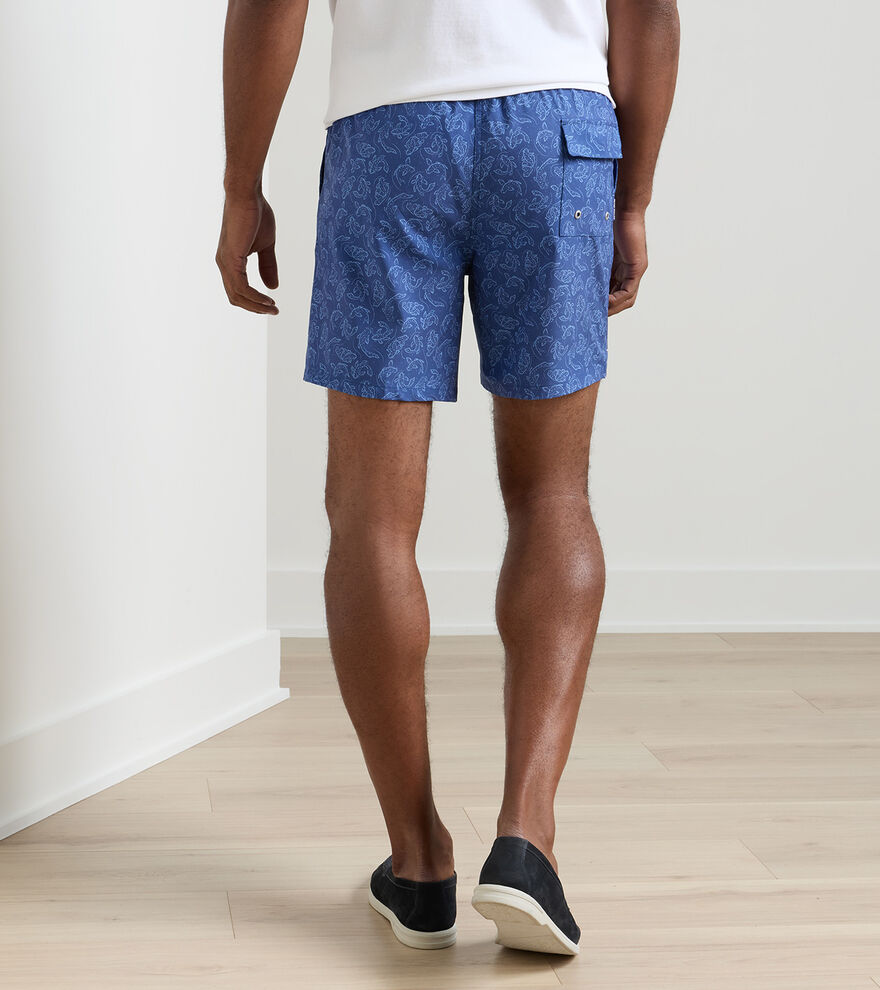POND WANDER SWIM TRUNK - WINDSOR BLUE