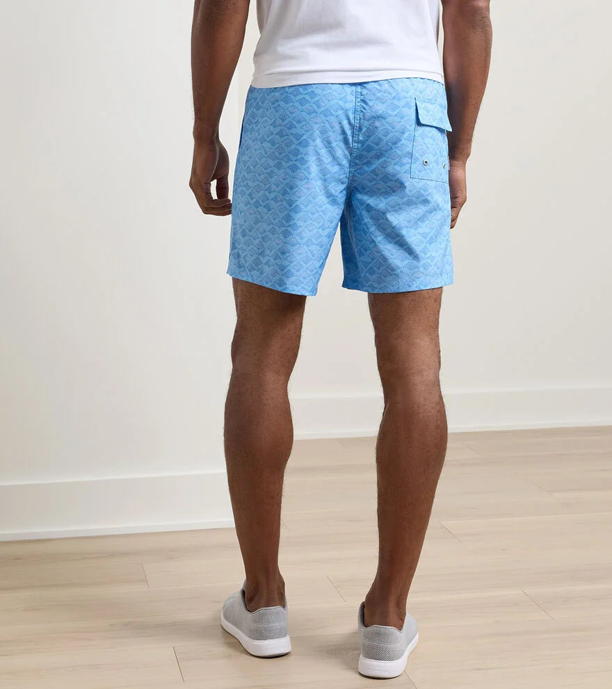 CORONADO SWIM TRUNK - CRYSTAL SEA