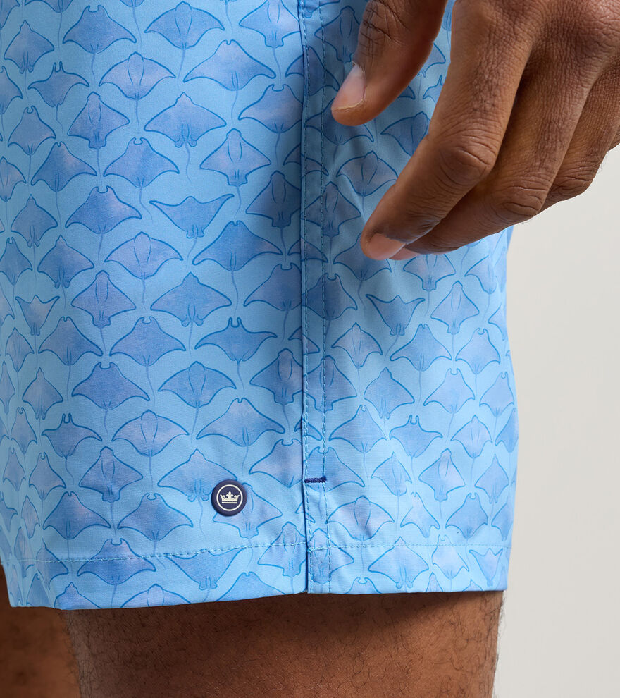 CORONADO SWIM TRUNK - CRYSTAL SEA