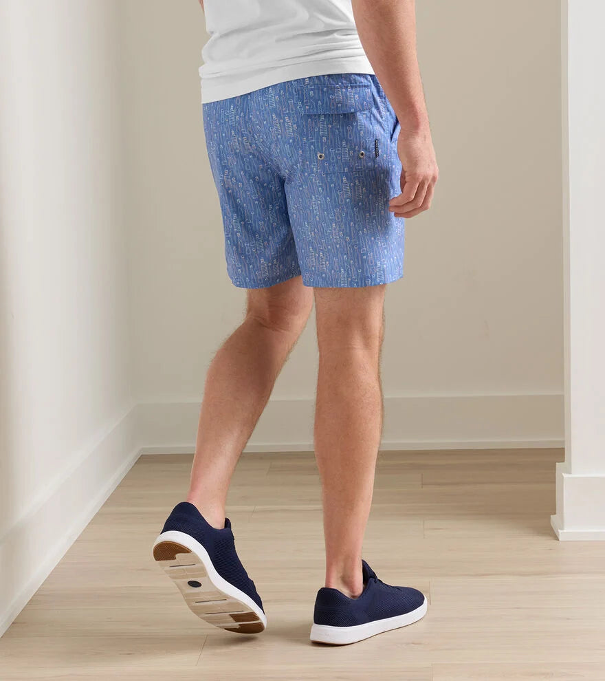 TEQUILA SEAS SWIM TRUNK - DUSK BLUE