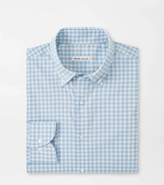 FELIX CROWN LITE COTTON STRETCH SHIRT- COTTAGE BLUE