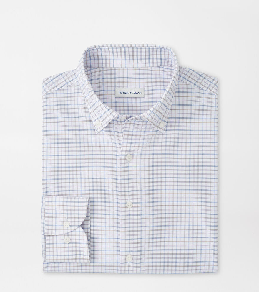 ROMMEL PERFORMANCE TWILL SHIRT- CLOUDY BLUE