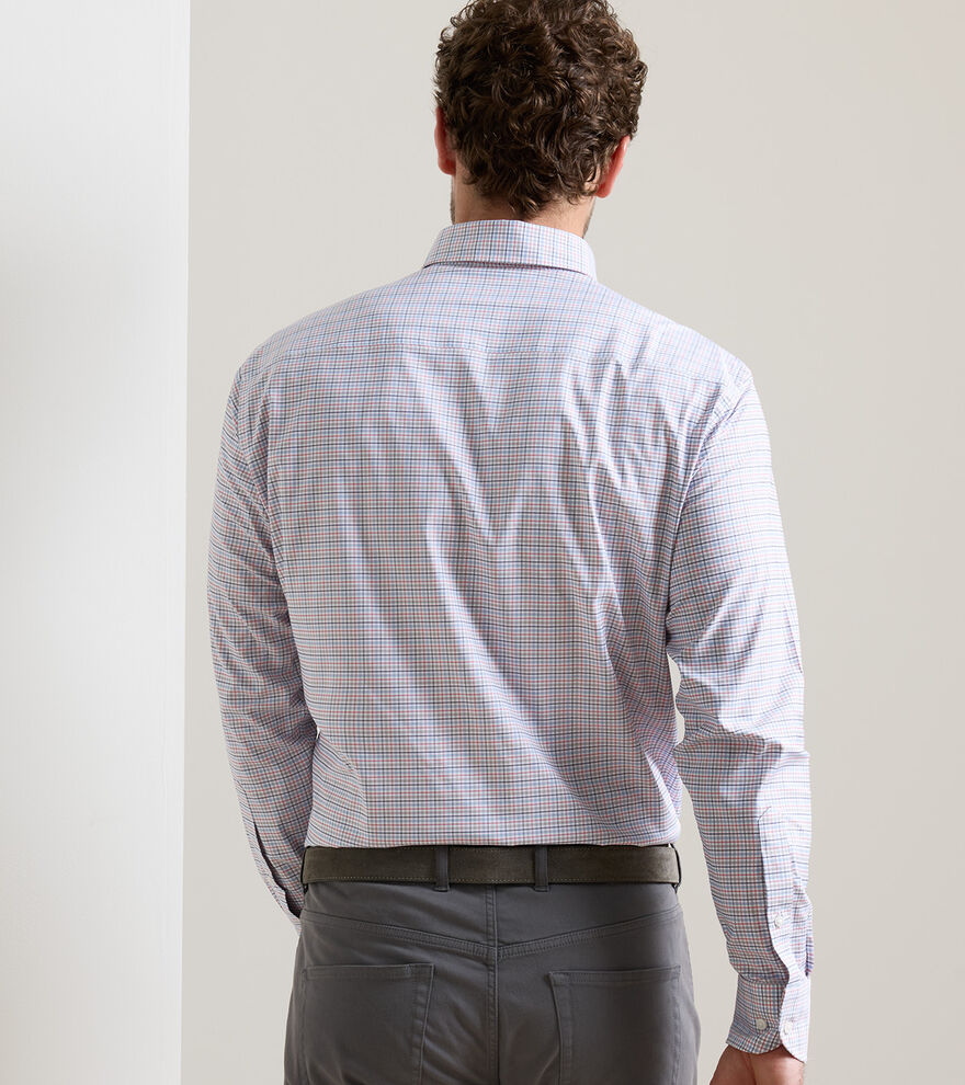 CASEY PERFORMANCE TWILL SHIRT - NAVY