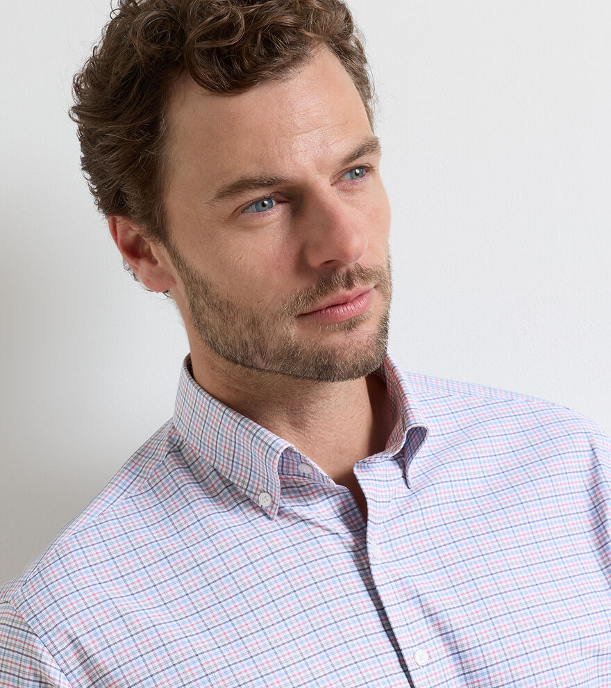 CASEY PERFORMANCE TWILL SHIRT - NAVY