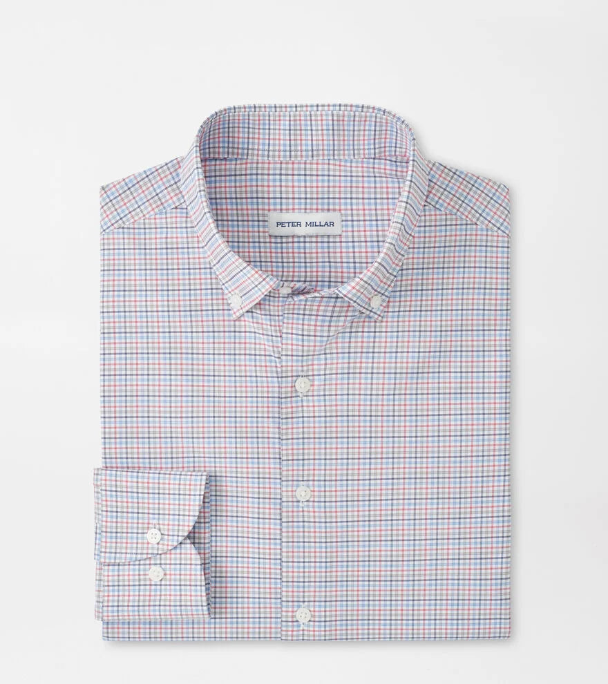 CASEY PERFORMANCE TWILL SHIRT - NAVY
