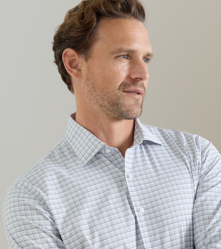 ROBERTSON PERFORMANCE TWILL SHIRT - NAVY