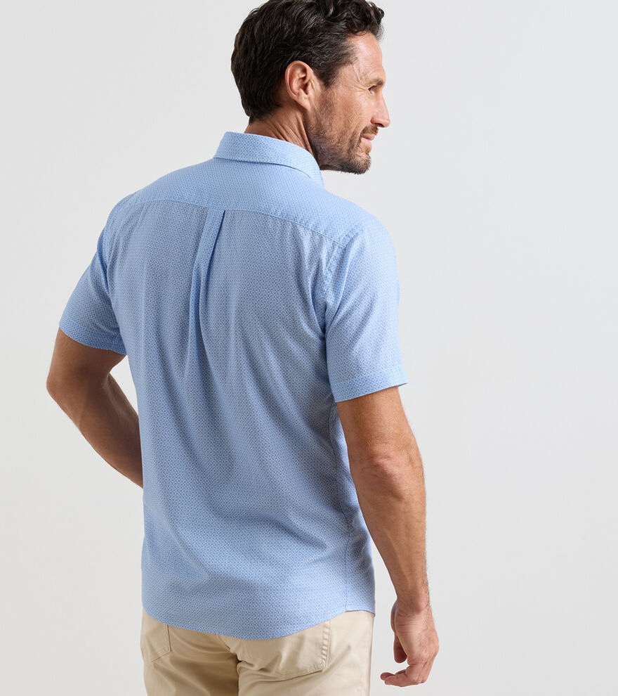 WINDSAIL COTTON LYOCELL SHIRT - BLUEBIRD