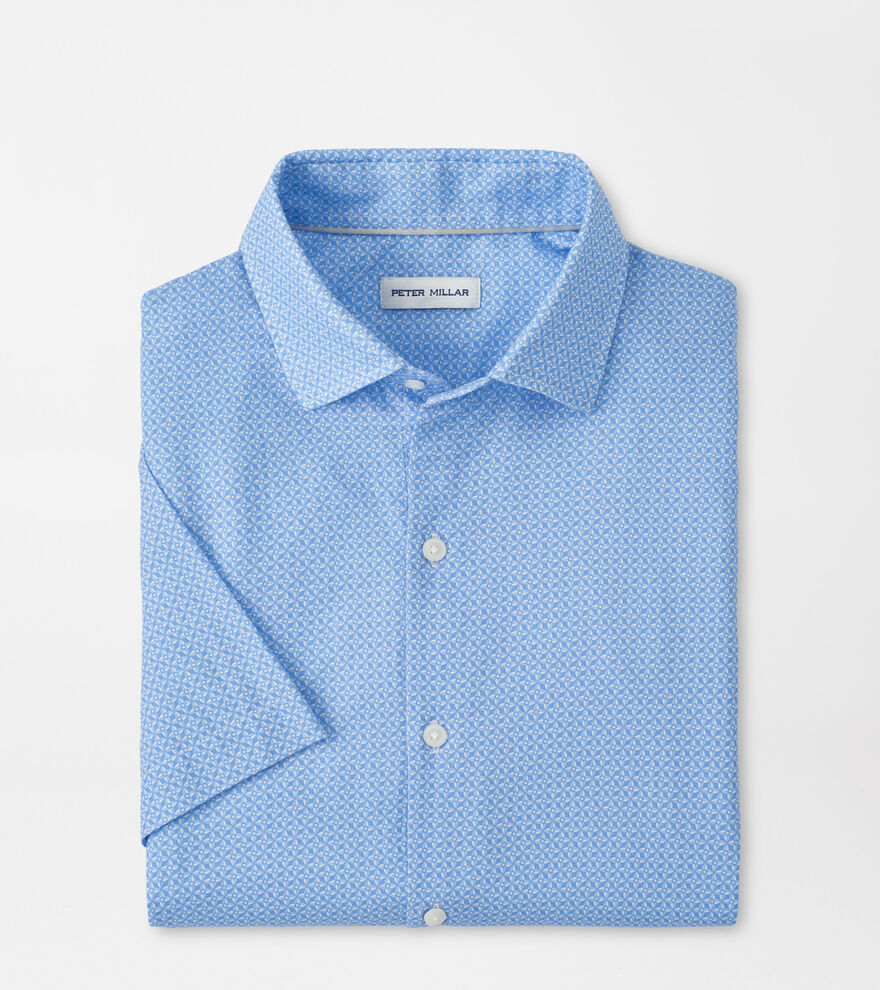 WINDSAIL COTTON LYOCELL SHIRT - BLUEBIRD