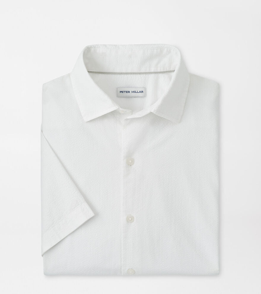 SEAWARD COTTON LYOCELL SHIRT-WHITE
