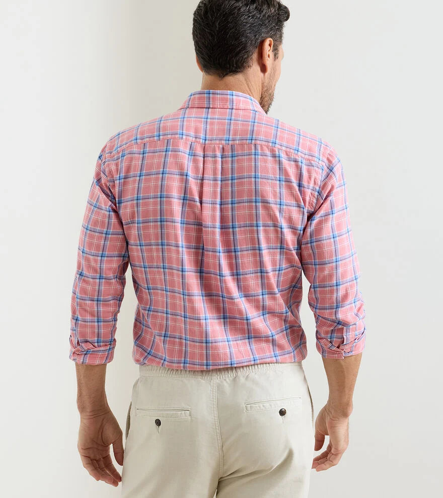 TRITON COTTON LYOCELL SHIRT-VENETIAN PINK