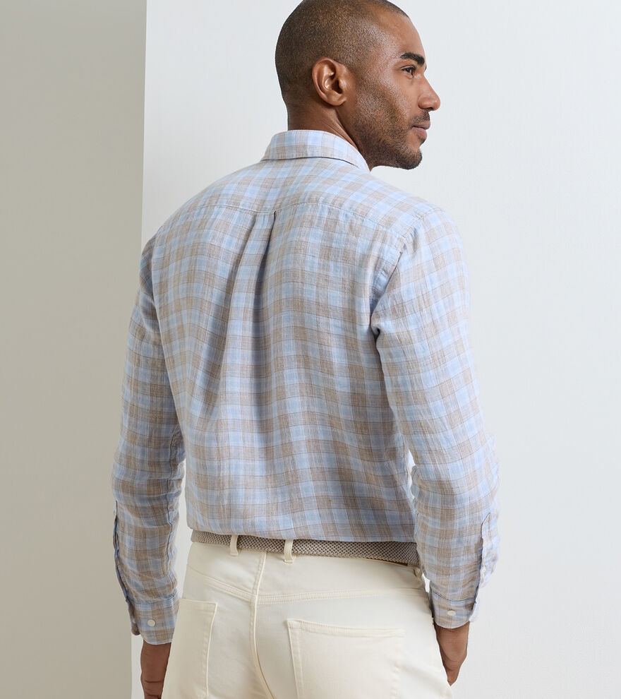 MILO LINEN SHIRT-CLOUDY BLUE