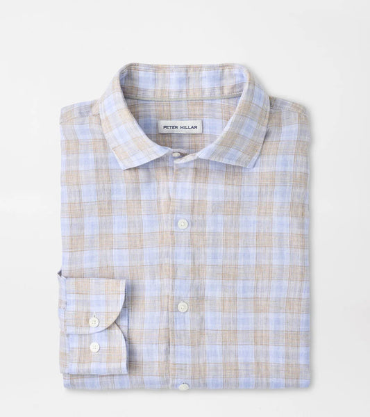 MILO LINEN SHIRT-CLOUDY BLUE