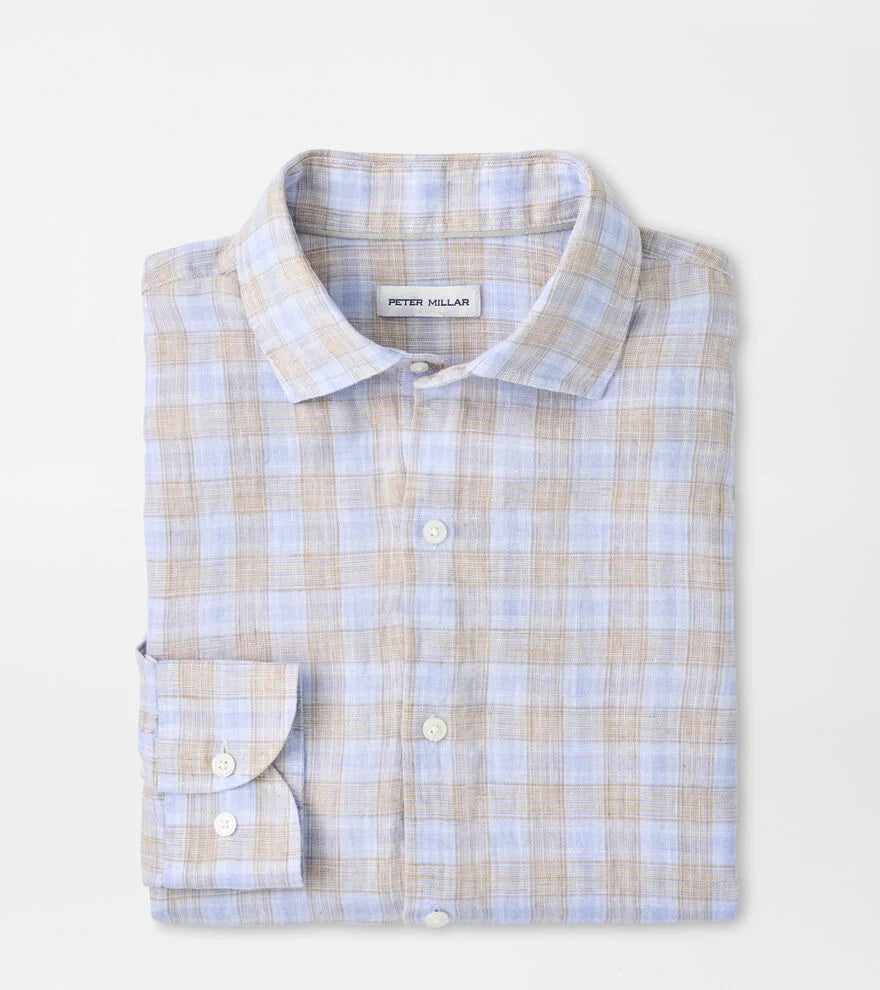 MILO LINEN SHIRT-CLOUDY BLUE