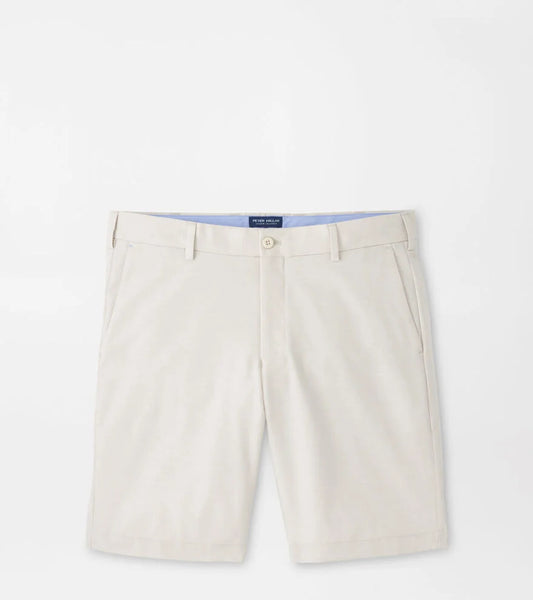 SURGE LINEN BLEND PERFORMANCE SHORT - TRUFFLE