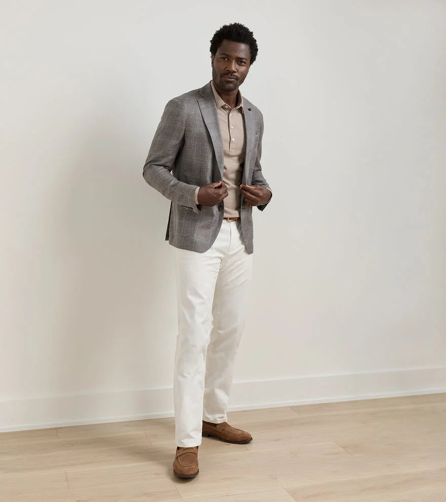 PEARCE PLAID SOFT JACKET - ESPRESSO