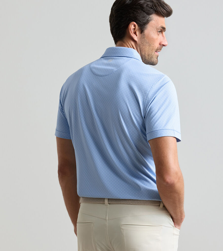 GRANADA PERFORMANCE JERSEY POLO - DUSK BLUE