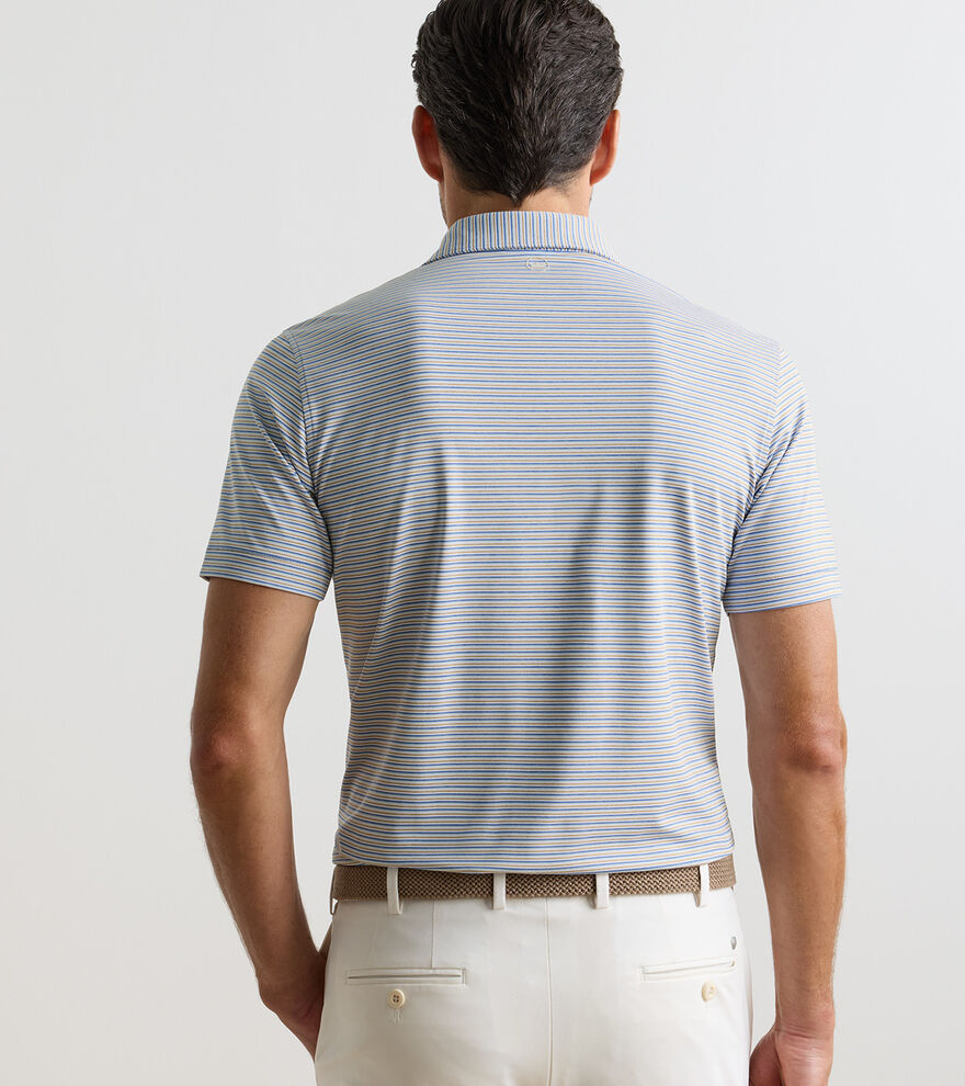 ALDA PERFORMANCE JERSEY POLO - DUSK BLUE