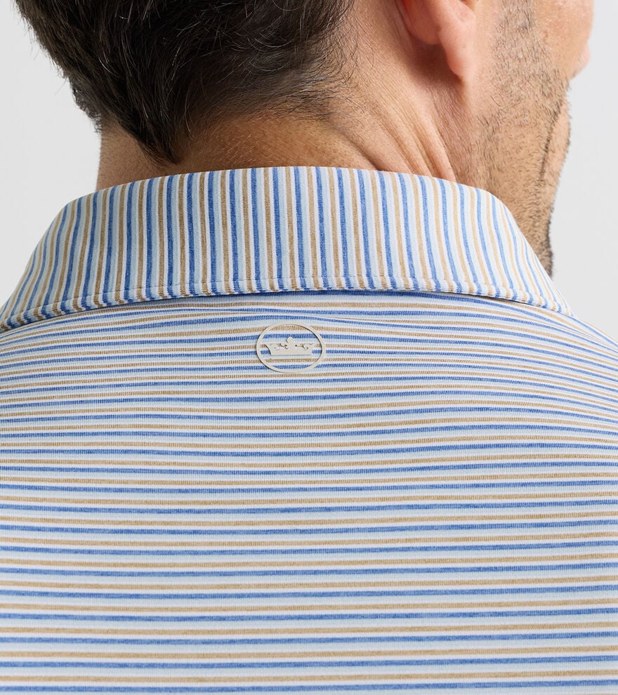 ALDA PERFORMANCE JERSEY POLO - DUSK BLUE