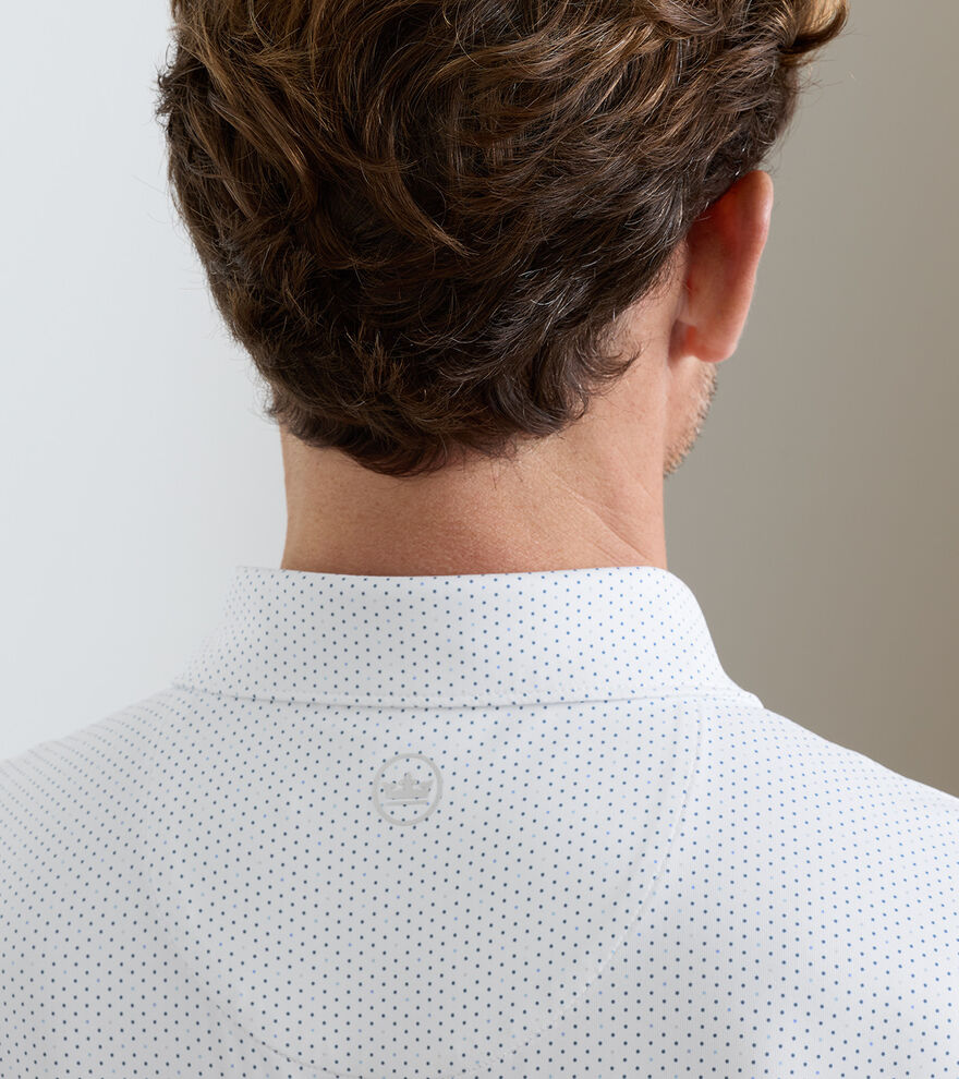 FERMATA PERFORMANCE JERSEY POLO - WHITE