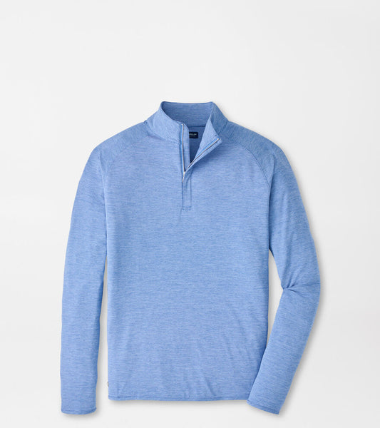 STEALTH STRIPE PERFORMANCE QUARTER ZIP- DUSK BLUE