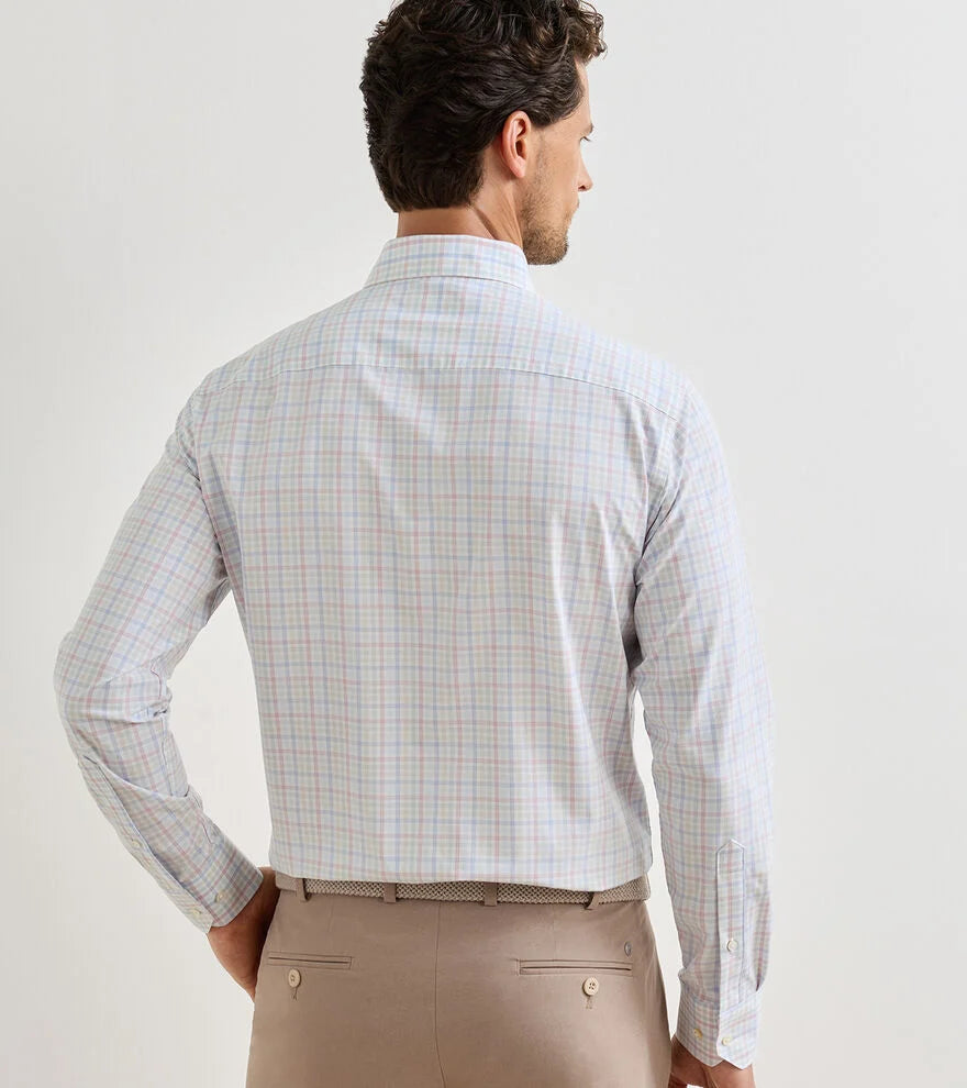 BASIN PERFORMANCE POPLIN SHIRT-MULTI