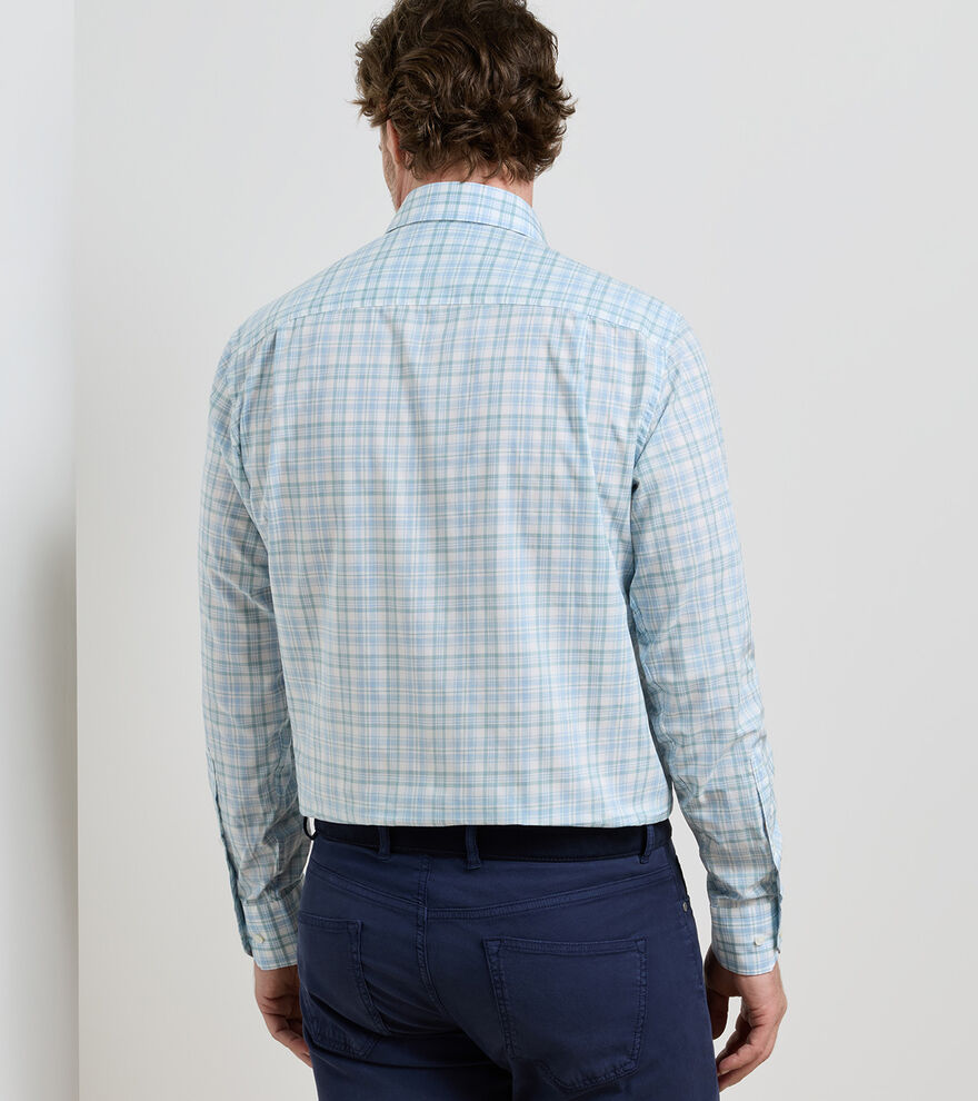 TROPEA ITALIAN POPIN SHIRT-LIGHT WILLOW