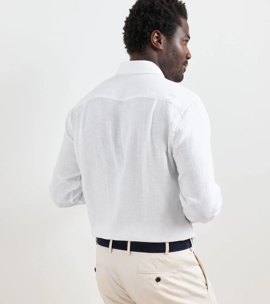 ASTINO LINO SHIRT-WHITE