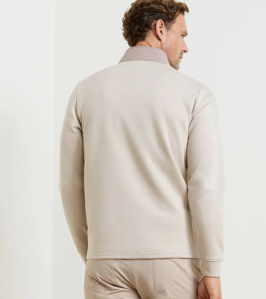 WINSOME HYBRID CARDIGAN - BISCOTTI