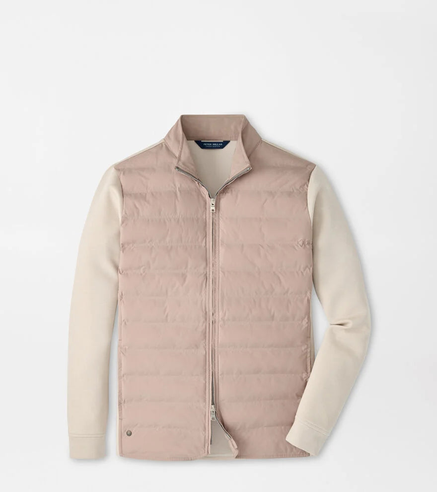 WINSOME HYBRID CARDIGAN - BISCOTTI