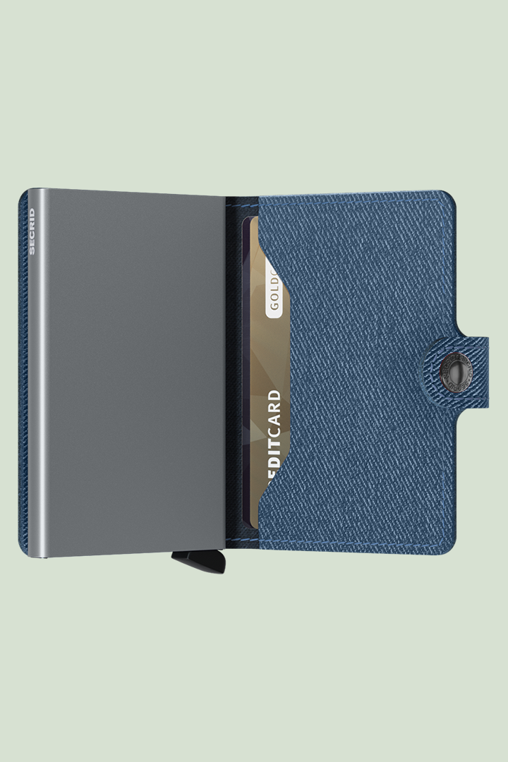 MINIWALLET TWIST JEANS BLUE