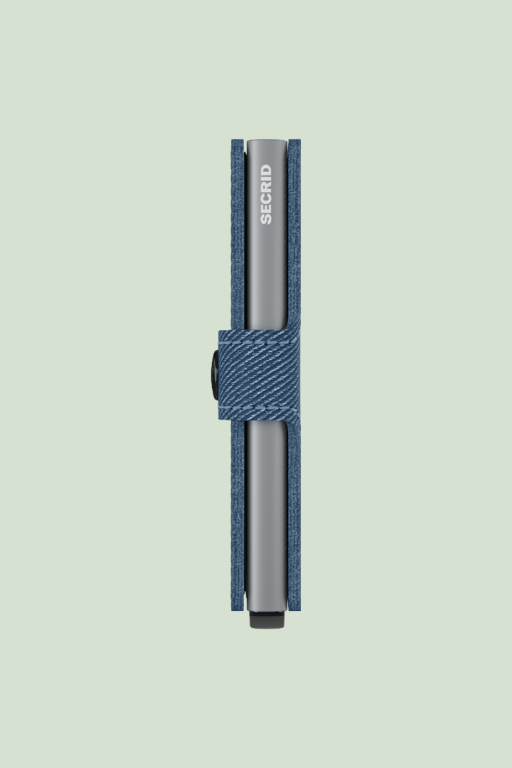 MINIWALLET TWIST JEANS BLUE