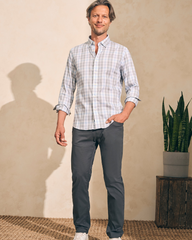 THE MOVEMENT SHIRT - GREY CREAM PLAID