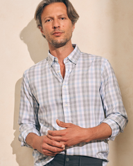 THE MOVEMENT SHIRT - GREY CREAM PLAID
