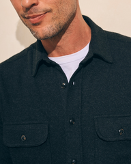 LEGEND SWEATER SHIRT - HEATHERED BLACK TWILL