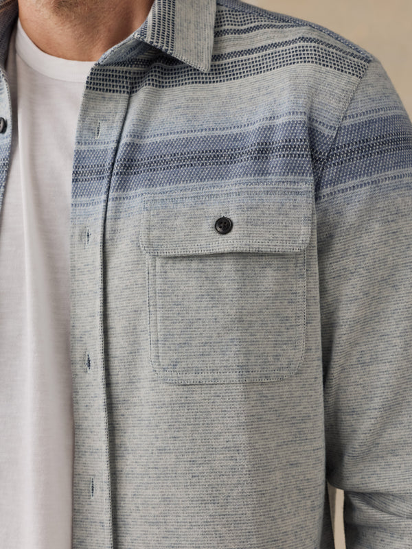 LEGEND SWEATER SHIRT - RIVER STONE OMBRE