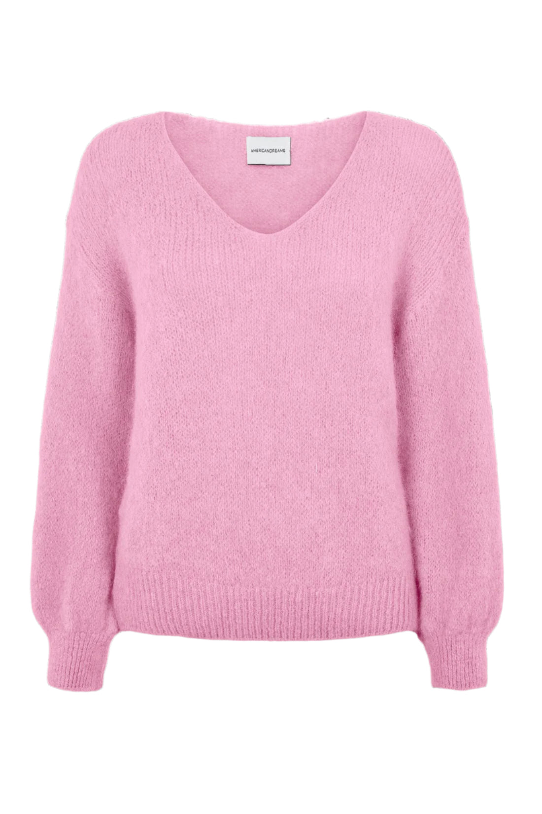 MILANA ALPACA BLEND SWEATER - SOFT BERRY