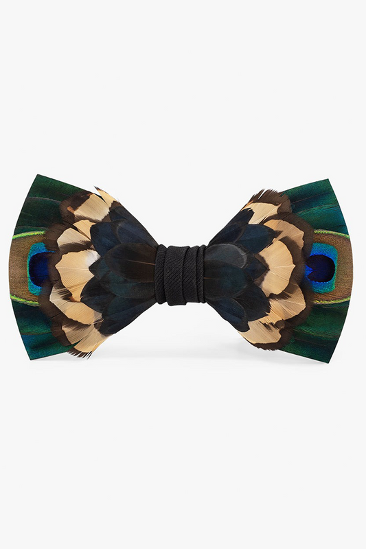 NOMAD FEATHER BOW TIE