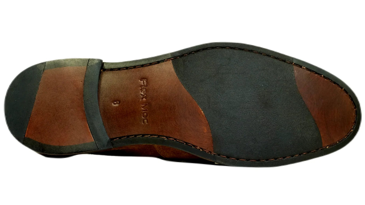 NAPLES SUEDE PENNY LOAFER - BOURBON