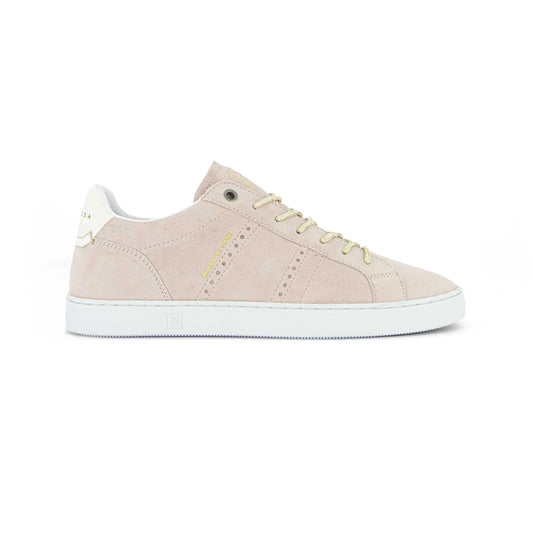 ODILE D WOMEN'S SUEDE SNEAKER - NUDE