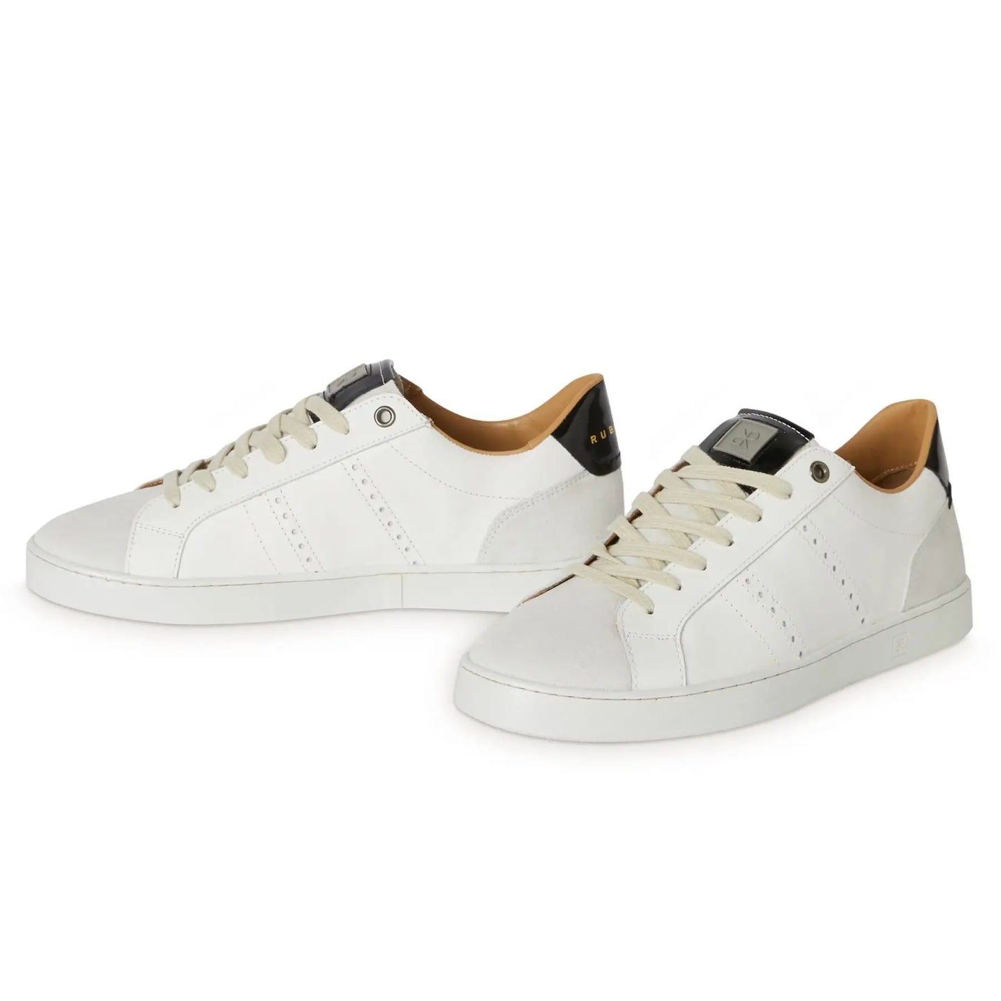 ODILE D WOMEN'S CALF LEATHER SNEAKER - WHITE