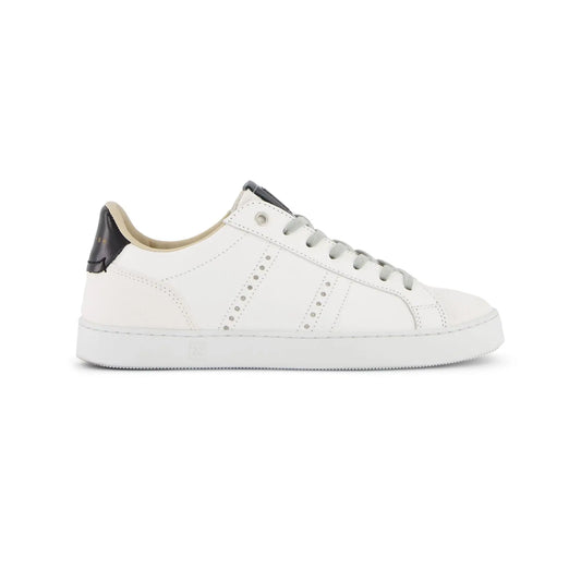 ODILE D WOMEN'S CALF LEATHER SNEAKER - WHITE
