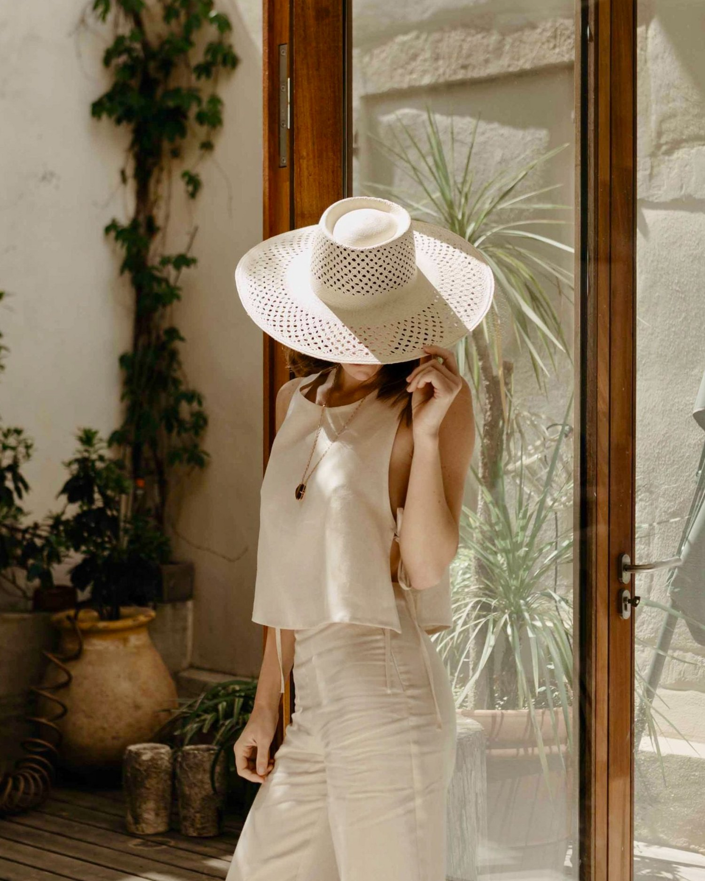 OPALE JUNIOR STRAW HAT - NATURAL