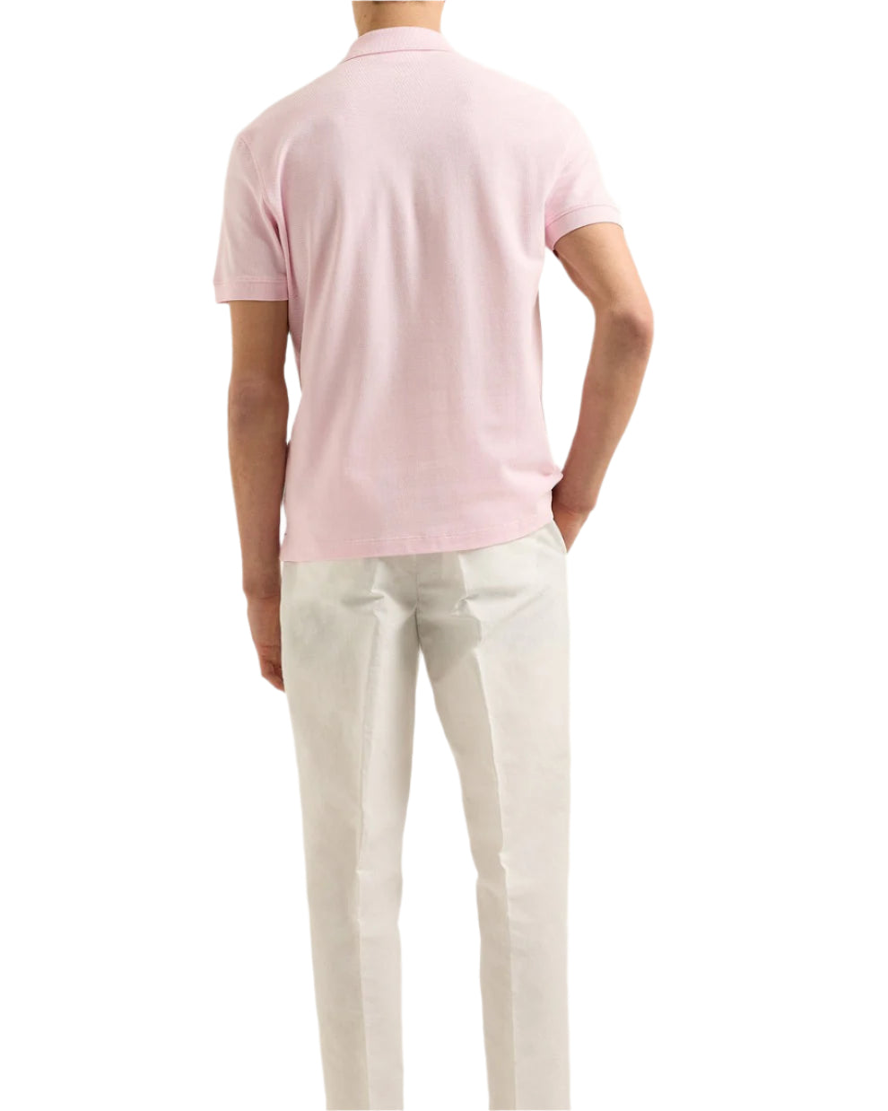 BRUNO SHORT SLEEVE PIQUE POLO - RODEO PINK