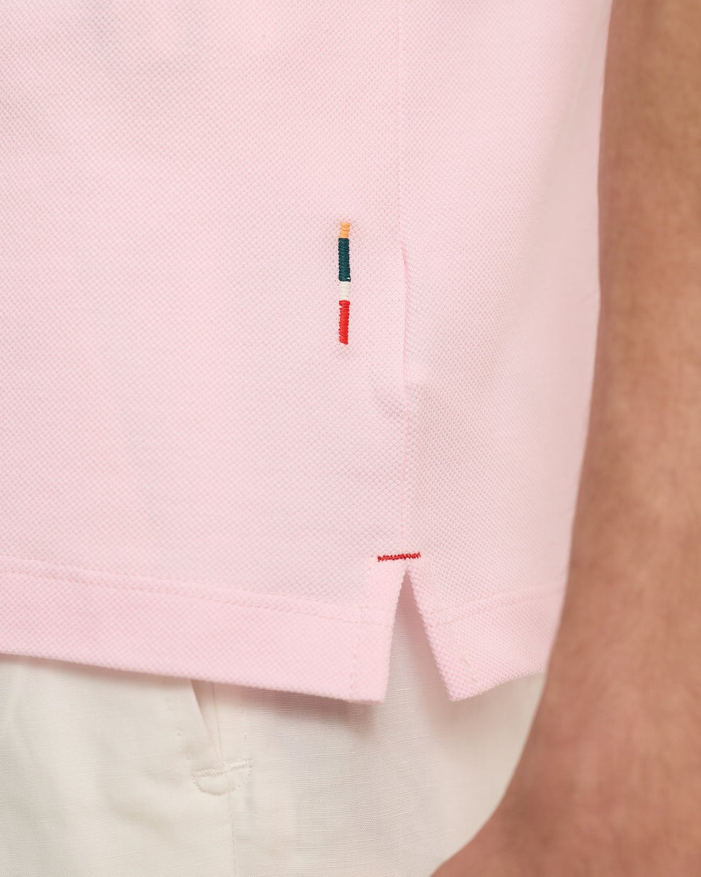 BRUNO SHORT SLEEVE PIQUE POLO - RODEO PINK