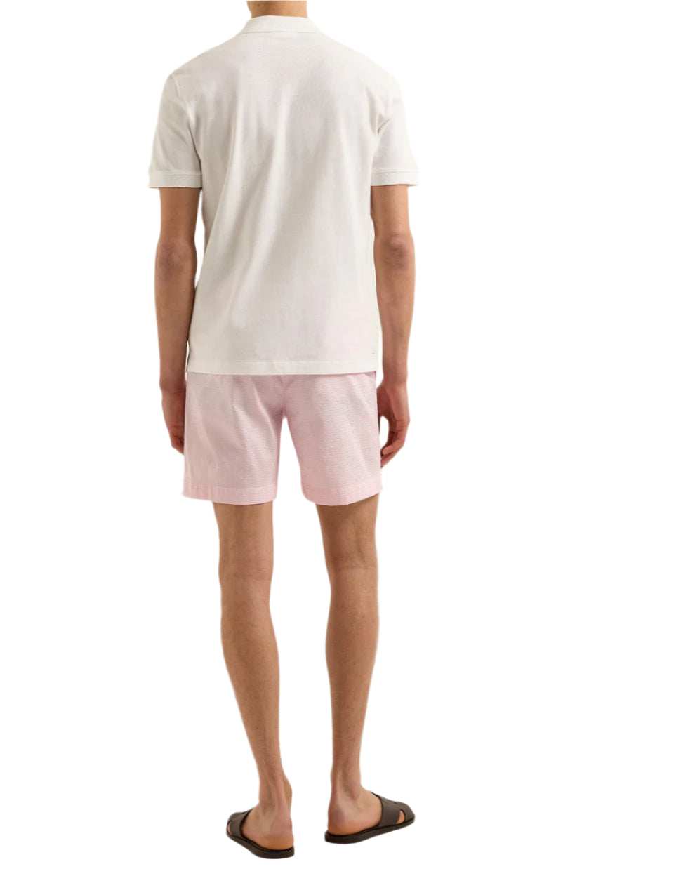 BRUNO SHORT SLEEVE PIQUE POLO - WHITE